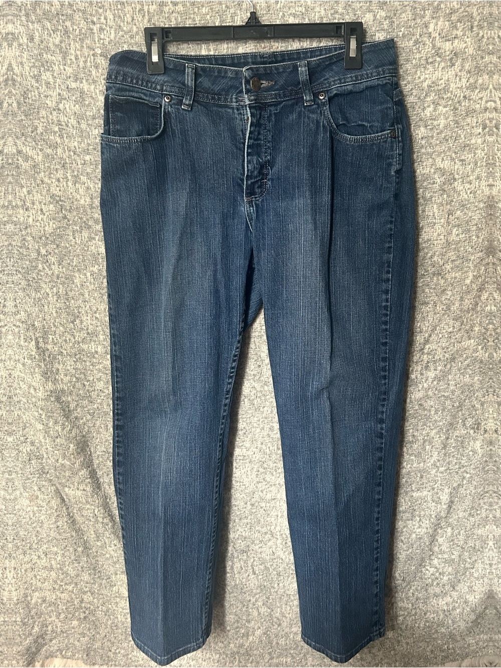 Riders by Lee Women's Medium Blue Straight-Leg Jeans